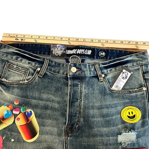 Billionaire Boys Club Moonrocks Slim Fit Jeans Size 38 - Picture 9 of 13